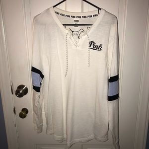 PINK long sleeve t-shirt.